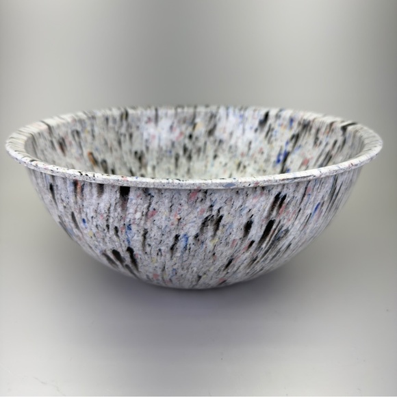 Vintage Brookstone Melamine 
Confetti Splatter Mixing Bowl - Picture 1 of 8